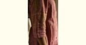 handloom Cotton chikankari hand Embroidered Tunic - red