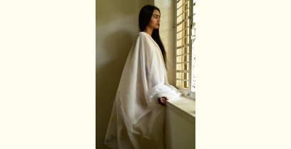 Tahzeeb . तहज़ीब ✽ Hand Embroidered Cotton Dupatta ✽ 10