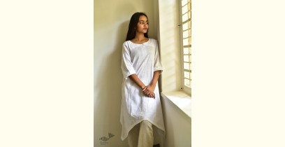 Tahzeeb . तहज़ीब ✽ Handloom Cotton ✽ Hand Embroidered Tunics ✽ 9