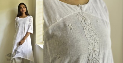 Tahzeeb . तहज़ीब ✽ Handloom Cotton ✽ Hand Embroidered Tunics ✽ 9