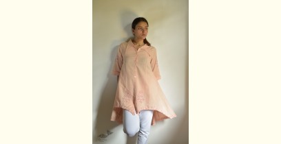 Tahzeeb . तहज़ीब ✽ Handloom Cotton ✽ Hand Embroidered Tunic ✽ 17