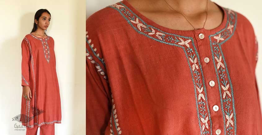 Hand Embroidery | Stylish Embroidered Dress | Kurta neck design, Kurti  designs, Neck designs for suits
