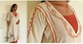 Handloom Cotton & Hand Embroidered Two Piece Kurta