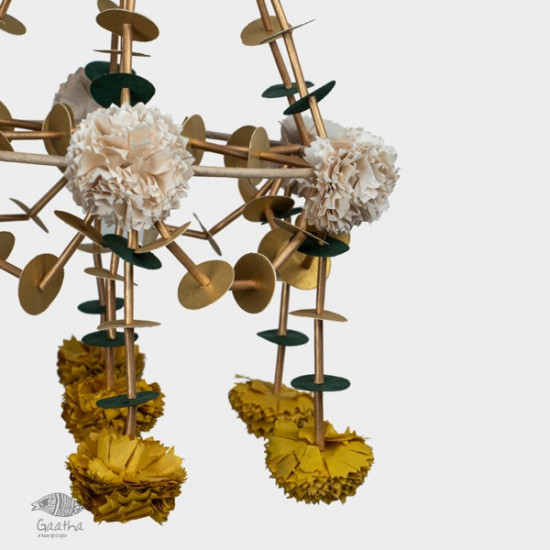 designer decorative Marigold flower hanging jhoomar