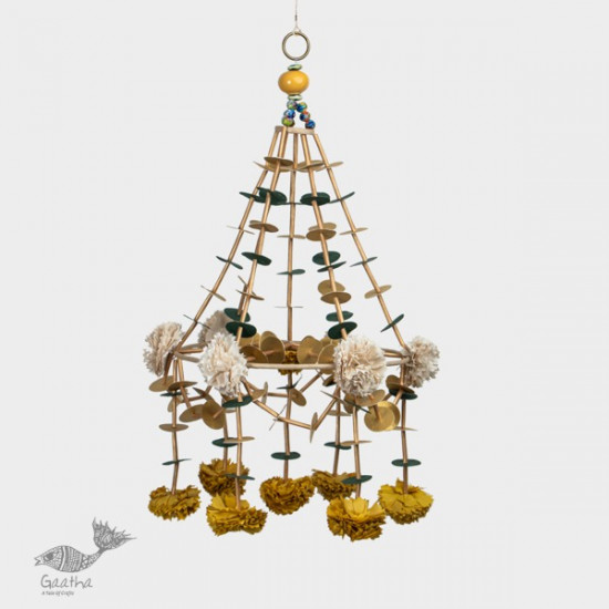 designer decorative Marigold flower hanging jhoomar