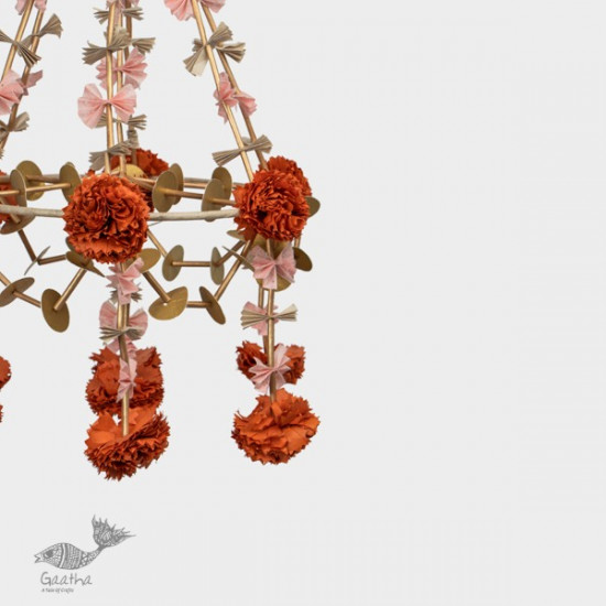 designer decorative Marigold flower hanging jhoomar