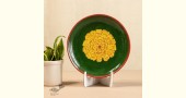 designer decorative Genda Phool Jaipur Pottery, Wall decor & Serving Platters - White
