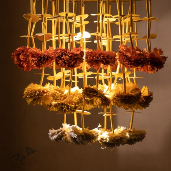 designer decorative Marigold flower hanging light lamp