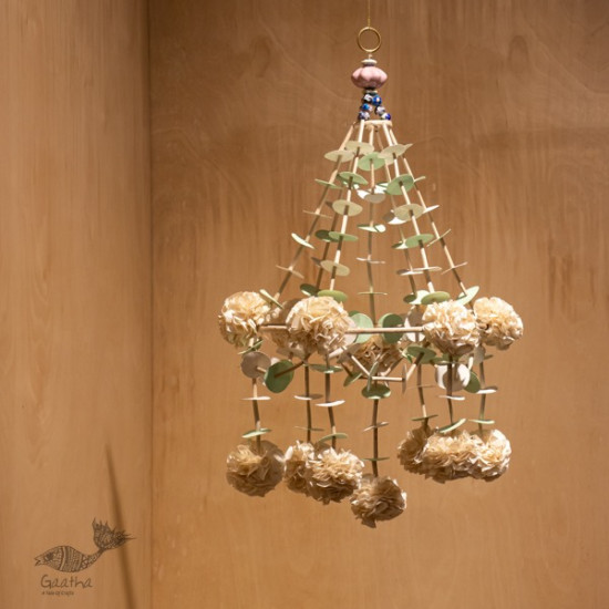 designer decorative Rose flower hanging jhoomar