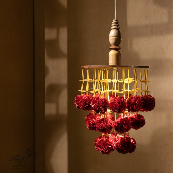 designer decorative Marigold flower hanging light lamp