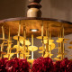 designer decorative Marigold flower hanging light lamp