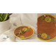 designer decorative Genda Phool Jaipur Pottery, Wall decor & Serving Platters - White