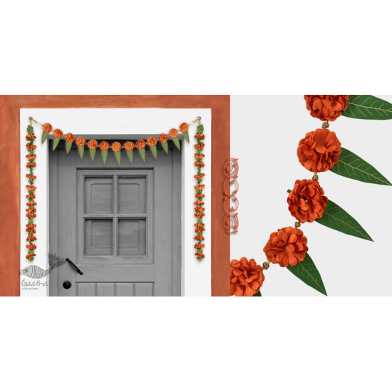 designer decorative Marigold flower hanging Toran