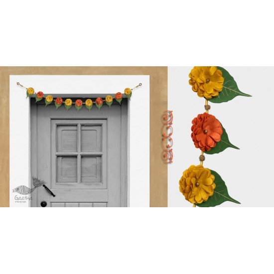 designer decorative Marigold flower hanging Toran