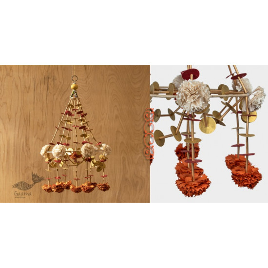 designer decorative Marigold flower hanging jhoomar