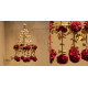 designer decorative Rose flower hanging jhoomar