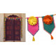 designer decorative flower hanging Toran - Genda Kutch Toran