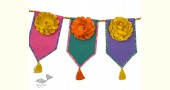 designer decorative flower hanging Toran - Genda Kutch Toran