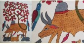 Ox - tribal gond painting - paper sheet