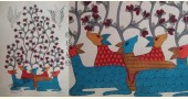tree on horns - tribal gond painting - paper sheet