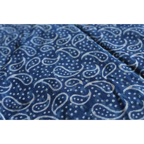 अश्विन ✻ Indigo Dabu ✻ Cotton Saree - 18