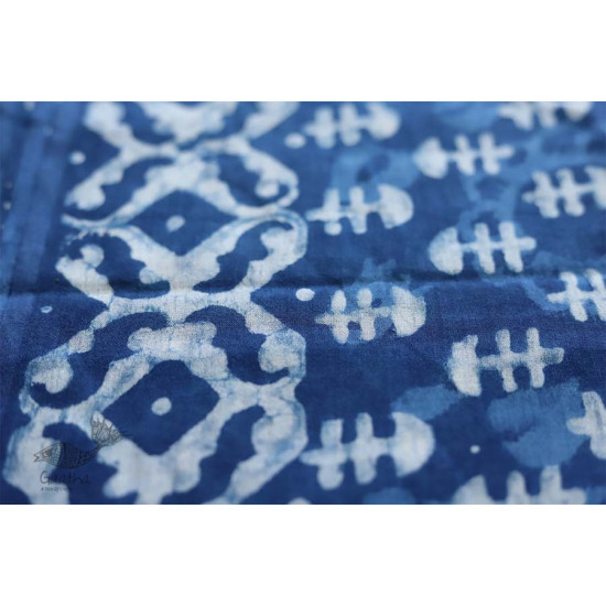 अश्विन ✻ Indigo Dabu ✻ Cotton Saree - 19