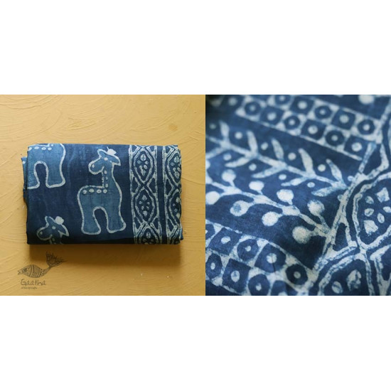 अश्विन ✻ Indigo Dabu ✻ Cotton Saree - 20