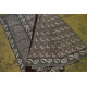 shop dabu hand block printed cotton saree - Butterfly motif 