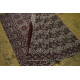 shop dabu hand block printed cotton saree - Flower Motif