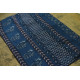 shop Dabu Block Printed Cotton Saree in Indigo Color