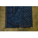 shop Dabu Block Printed Cotton Saree in Indigo Color