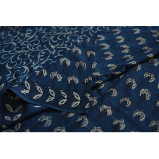 shop dabu hand block printed cotton saree