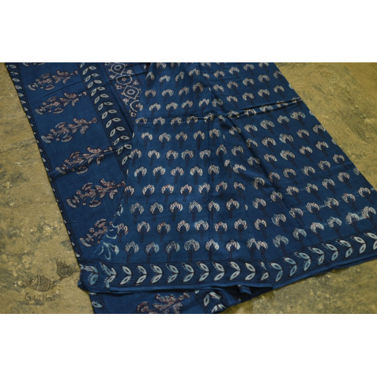 shop dabu hand block printed cotton saree