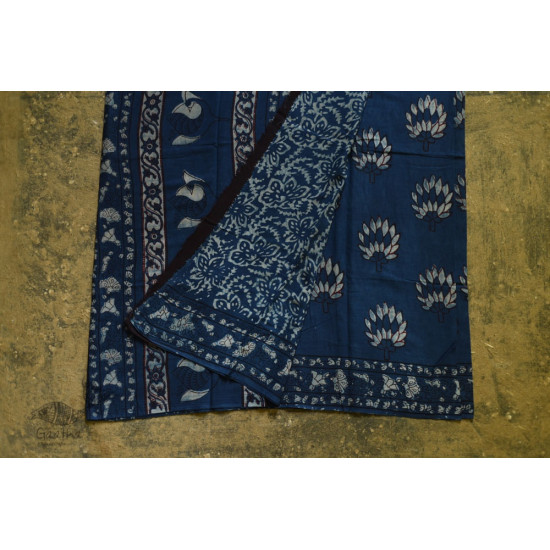 shop dabu hand block printed cotton saree