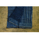 shop Dabu  Block Print - Chanderi Indigo Saree