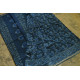 shop Dabu  Block Print - Chanderi Indigo Saree pigeon-motif