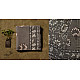 shop dabu hand block printed cotton saree - Lotus Printed in Grey Color