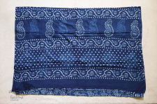 अश्विन ✻ Indigo Dabu ✻ Cotton Saree - 21