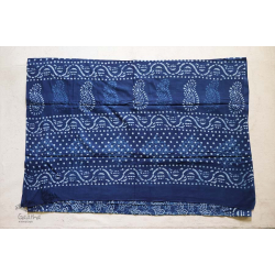 अश्विन ✻ Indigo Dabu ✻ Cotton Saree - 21