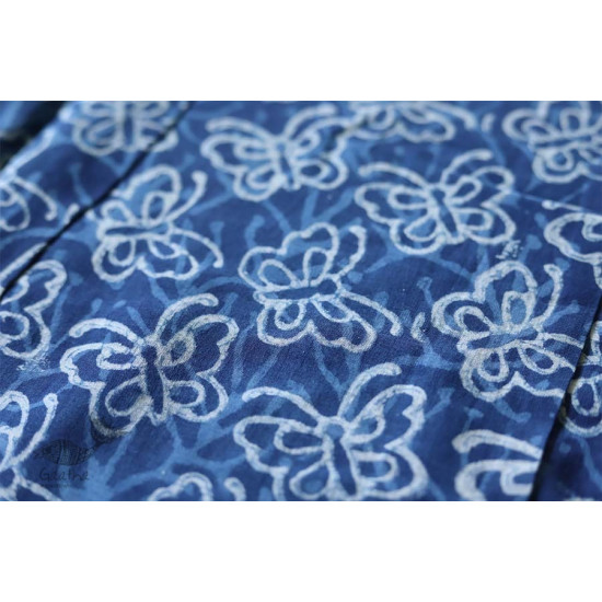 अश्विन ✻ Indigo Dabu ✻ Cotton Saree - 21