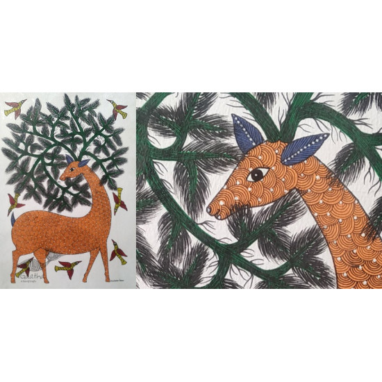 Gond art india- hiran