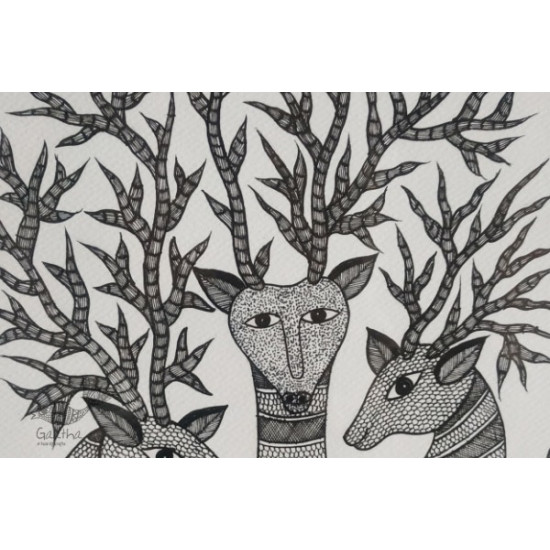 three dears- Gond aert