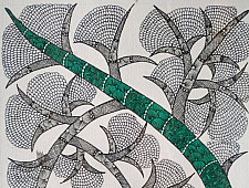 Gond Art | (14"x15")