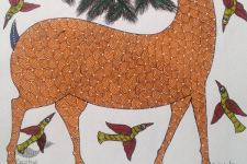 Gond Art | Hiran (14"x 22")