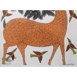 Gond Art | Hiran (14"x 22")