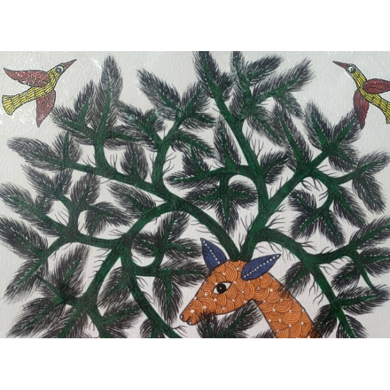 Gond art india- hiran