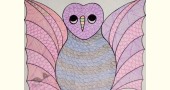 Gond Painting - indian art - owl