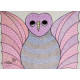 Gond Painting - indian art - owl