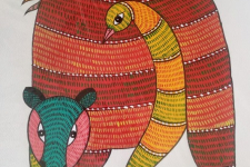 Gond Art ~ Hand Painted Gond Painting