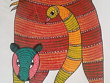 Gond Art ~ Hand Painted Gond Painting